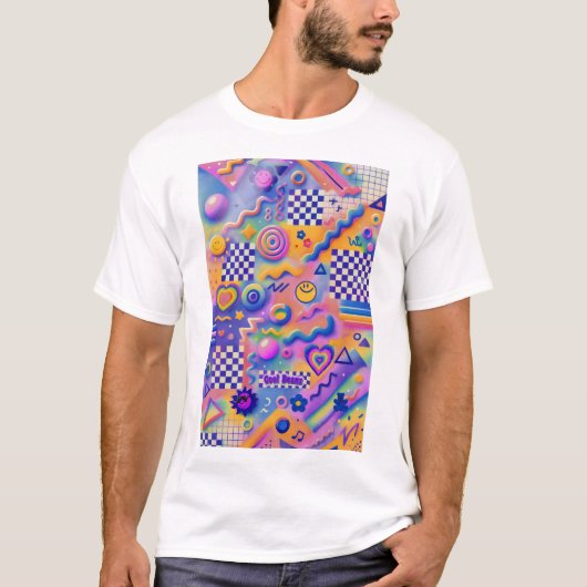 Cool Beans Pastel | Kidcore T-Shirt (Voorkant)