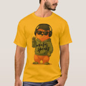 cool bear illustration, t-shirt (Voorkant)