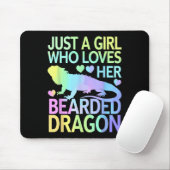 Cool Bearded Dragon Art For Women Girls Bearded Dr Muismat (Met muis)