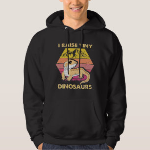 Cool Bearded Dragon Mommy Costume Reptile Hoodie