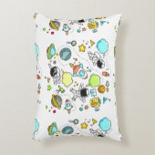 Cool beautiful space astronaut  accent kussen (Voorkant(Verticaal))