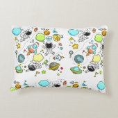 Cool beautiful space astronaut  accent kussen (Achterkant)