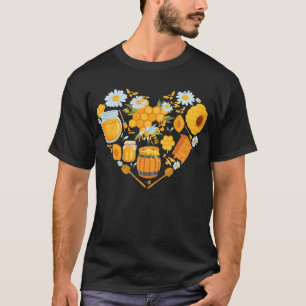 Cool Bee Art Mannen Vrouwelijke bijenteelt Honingb T-shirt