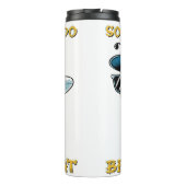 Cool Bee doet het soms Thermosbeker (Achterkant)