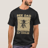 Cool Beekeeping Art Men Dad Bee Hive Keeping Honey T-shirt (Voorkant)