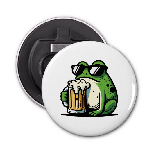 Cool Beer Button Flesopener (Voorkant)