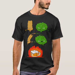 Cool Beer Hops Mout Bier Brouwen Alcohol T-shirt