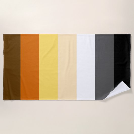 Cool Beer Pride Flag Strandlaken (Voorkant)