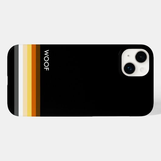 Cool Beer Pride Flag woof Case-Mate iPhone Case (Achterkant (horizontaal))