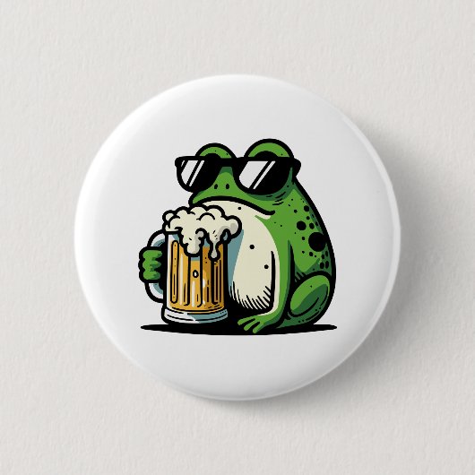Cool Beer Ronde Button 5,7 Cm (Voorkant)