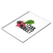 Cool Beet Funny Food Beet Pun Notitieboek (Linkerzijde)