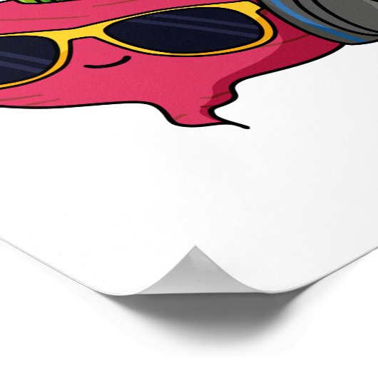 Cool Beet Funny Food Beet Pun Poster (Hoek)