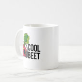 Cool Beet Grappige Veggie Pun Koffiemok (Voorkant links)