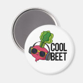 Cool Beet Grappige Veggie Pun Magneet (Voorkant / Achterkant)