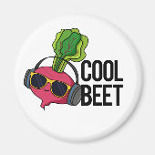 Cool Beet Grappige Veggie Pun Magneet (Voorkant)