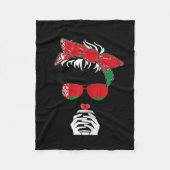 Cool Belarusian Coffee Mom Girl Sis Aunt Belarus F Fleece Deken (Voorkant)