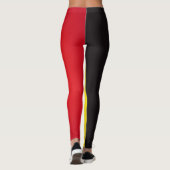 Cool Belgium Flag Mode Leggings (Achterkant)