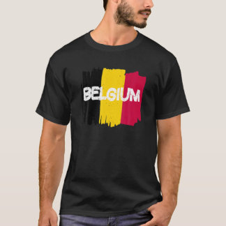 Cool Belgium Flag T-shirt