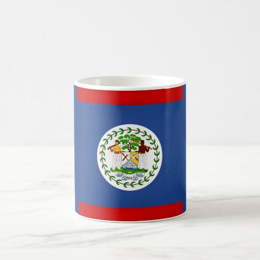 Cool Belize Flag Koffiemok (Center)