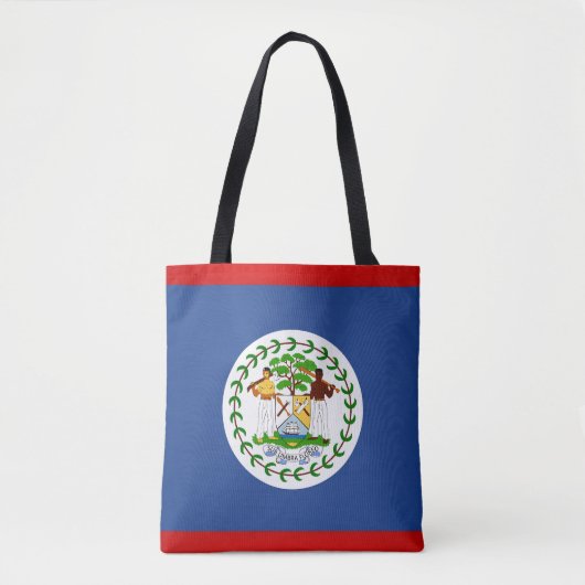 Cool Belize Flag Mode Tote Bag (Voorkant)