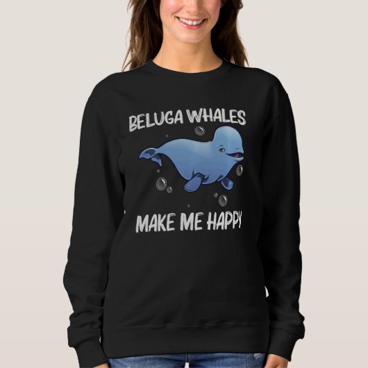 Cool Beluga Whale For Men Women Orca Whales Save T Trui (Voorkant)