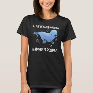 Cool Belugawalvis Voor Mannen Vrouwen Orka Walviss T-shirt