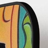 Cool Berner Sennenhond Abstract Pickleball Paddle (Links Detail)