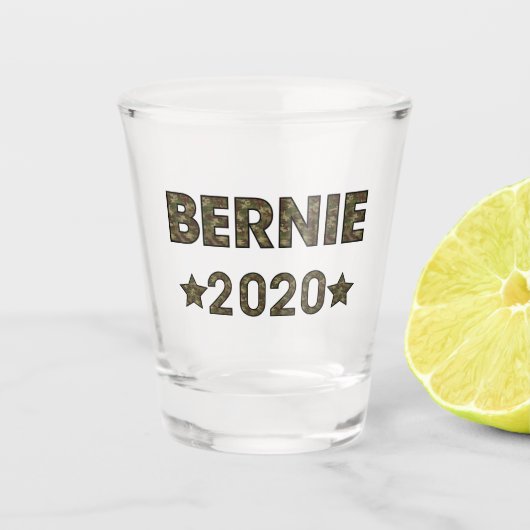 Cool Bernie Sanders 2020 Shot Glas (Voorkant)