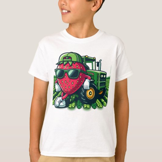 Cool Berry op het Boerderij T-shirt (Voorkant)