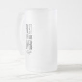 COOL BEST DAD BOD OOIT Funny Vaderdag Matglas Bierpul (Voorkant links)