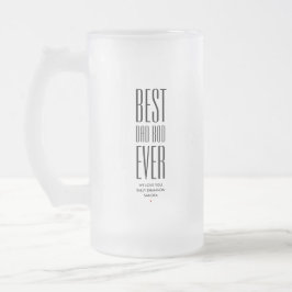 COOL BEST DAD BOD OOIT Funny Vaderdag Matglas Bierpul