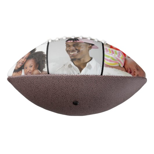 Cool 'BEST DAD EVER' foto- en naamcadeau American Football (Gedraaid 270)