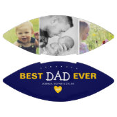 Cool Best Dad ever Photo Collage American Football (Panelen)