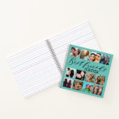 Cool Best Friends Forever Blauwgroen 9 Foto Notitieboek (Binnen)