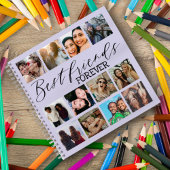 Cool Best Friends Paars Photo Collage Notitieboek