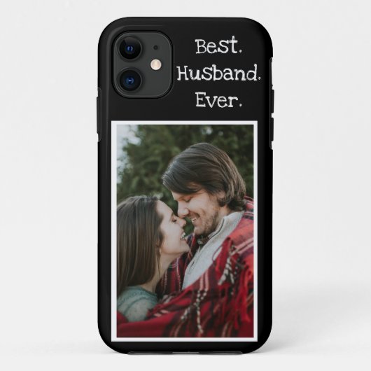 Cool Best Husband Ever Photo Personated Black Case-Mate iPhone Case (Achterkant)