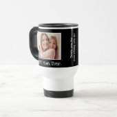 Cool Best Mam Ever Photo Personated Black White Reisbeker (Voorkant links)