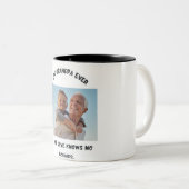 Cool Best Opa Ever Two Ton foto Mok (Voorkant rechts)