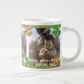 Cool Best Pap Ever Foto St. Patrick's Day Grote Koffiekop (Rechts)