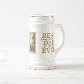 Cool Best Pap Ever Vaderdag Photo Collage Bierpul (Voorkant rechts)