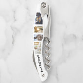 Cool Best Pap Ever Vaderdag Photo Collage Kurkentrekker (Achterkant)