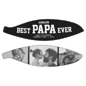 Cool BEST PAPA EVER Modern Trendy Photo Collage Basketbal (Panelen)