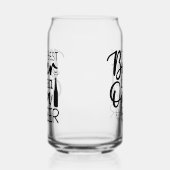 Cool beste bier woord kunst blikvorm glas (Links)