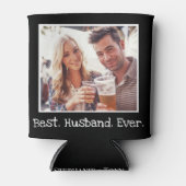 Cool Beste man ooit foto gepersonaliseerd uniek Blikjeskoeler (Voorkant)