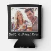 Cool Beste man ooit foto gepersonaliseerd uniek Blikjeskoeler (Achterkant)