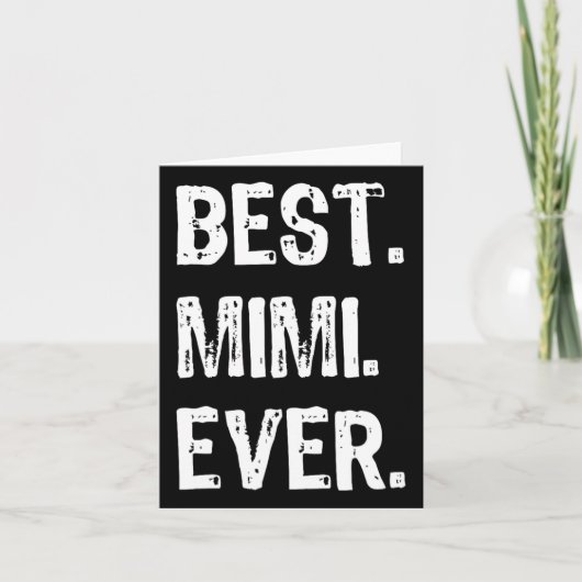 Cool Beste Mimi Ooit Familie Grappig Kaart (Voorkant)