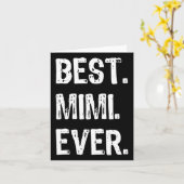 Cool Beste Mimi Ooit Familie Grappig Kaart (Gele Bloem)