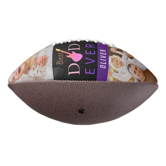 Cool Beste Pap Ooit Fotocollage Eerste Vaderdag American Football (Gedraaid 270)