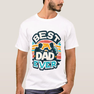 Cool beste Papa ooit woordkunst T-shirt