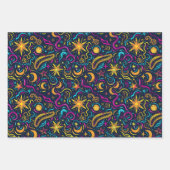 Cool betegeld Galaxy party patroon Inpakpapier Vel (Voorkant 2)